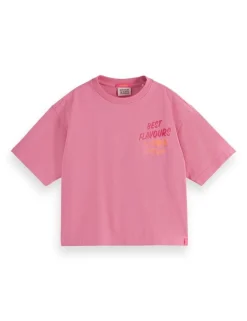 Scotch&Soda loose fit backprint T-shirt