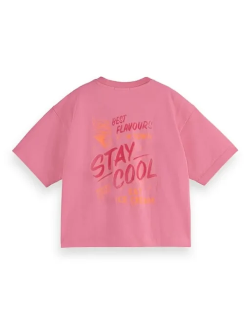 Scotch&Soda loose fit backprint T-shirt