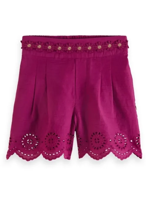 Scotch&Soda short met broderie