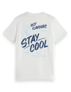 Scotch&Soda stay cool backprint T-shirt