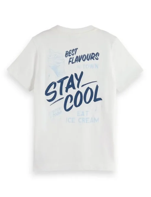 Scotch&Soda stay cool backprint T-shirt