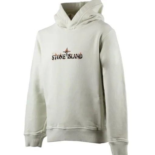Stone Island front logo hoodie V0097