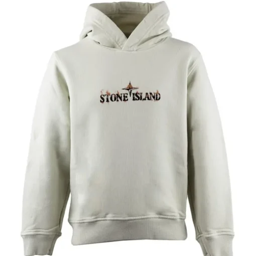 Stone Island front logo hoodie V0097