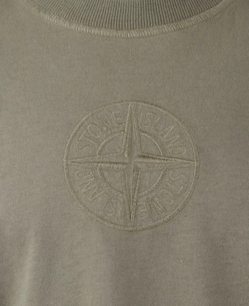 Stone Island geborduurd kompas T-shirt V009A