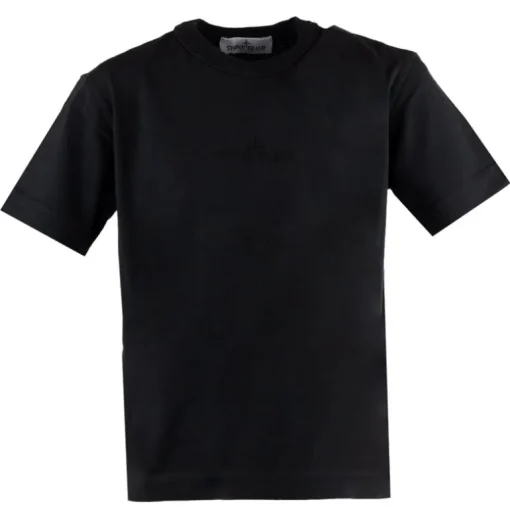 Stone Island geborduurd logo T-shirt V0029
