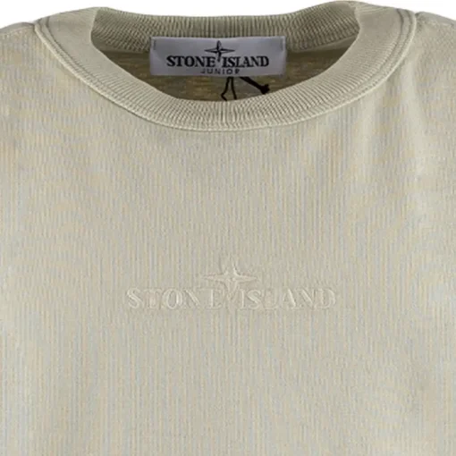 Stone Island geborduurd logo T-shirt V0097