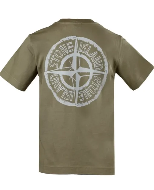 Stone Island kompas backprint T-shirt V009A