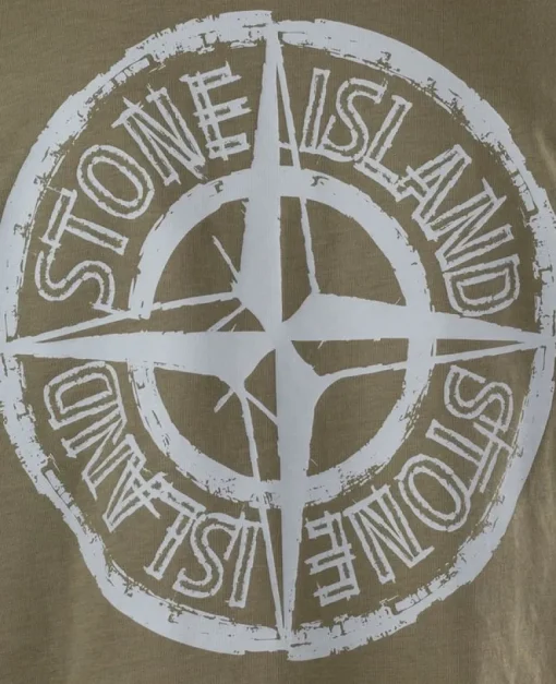 Stone Island kompas backprint T-shirt V009A