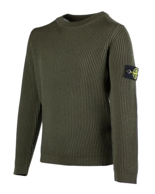 Stone Island ribgebreide trui V0054