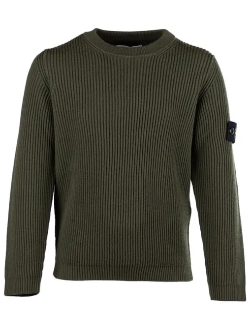Stone Island ribgebreide trui V0054