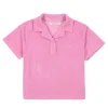 The New Society badstof polo roze