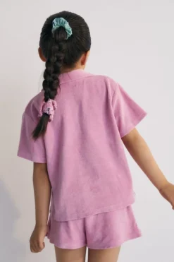 The New Society badstof short roze