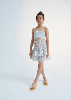 The New Society culver ruffle skirt