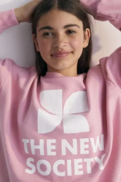 The New Society Mykonos sweater roze