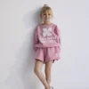 The New Society Mykonos sweat short roze