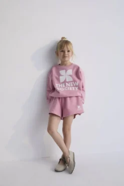 The New Society Mykonos sweat short roze