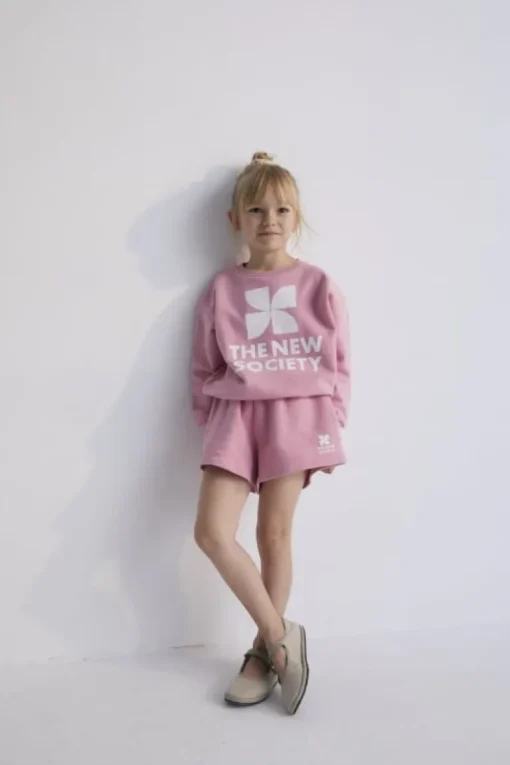 The New Society Mykonos sweat short roze