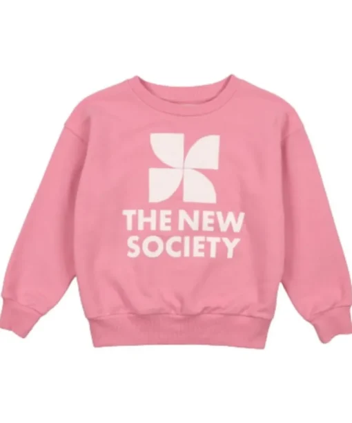 The New Society Mykonos sweater roze