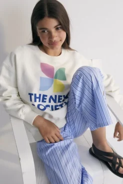 The New Society Mykonos sweater coconut