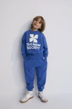 The New Society Mykonos sweater kobalt