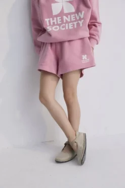 The New Society Mykonos sweat short roze