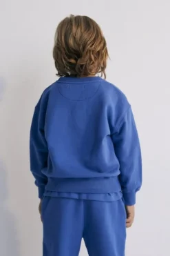 The New Society Mykonos sweater kobalt
