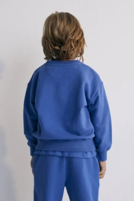 The New Society Mykonos sweater kobalt