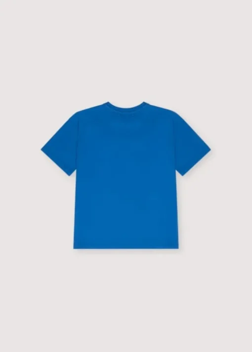 The New Society Mykonos T-shirt kobalt