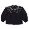 The New Society pune emboiderd blouse
