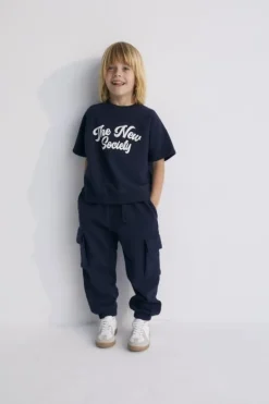 The New Society Pylos korte mouwen sweater