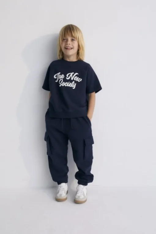 The New Society Pylos korte mouwen sweater