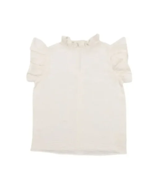 The New Society Spyros muslin blouse coconut