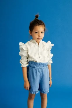 The New Society stripe blouse