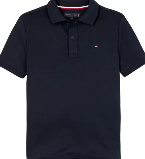 Tommy Hilfiger basis polo donkerblauw