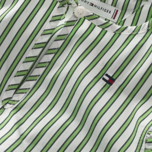 Tommy Hilfiger gestreepte midi jurk