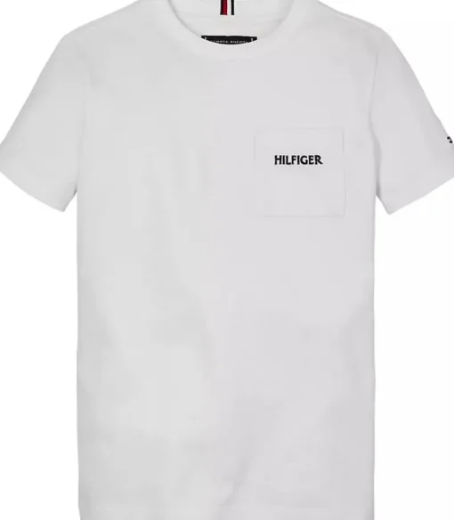 Tommy Hilfiger pocket T-shirt wit