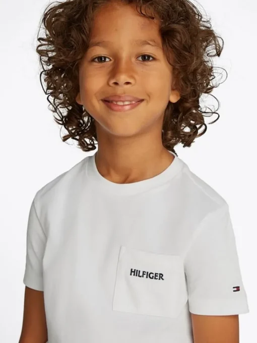 Tommy Hilfiger pocket T-shirt wit