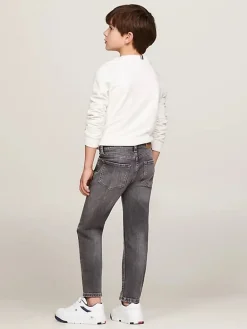 Tommy Hilfiger regular straight fit jeans grey