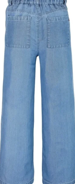 Tommy Hilfiger slub wide leg denim
