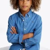 Tommy Hilfiger strech denim overhemd
