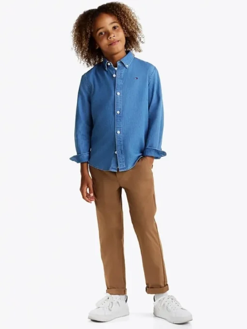 Tommy Hilfiger strech denim overhemd