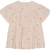 Wheat embroderie flowers dress