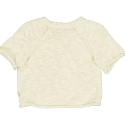 Wheat gebreide korte mouwen top