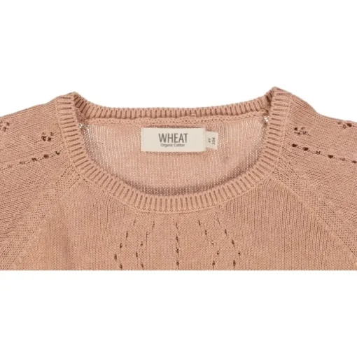 Wheat gebreide korte mouwen top