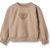 Wheat sweater Nelly met hart