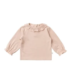 Your Wishes solid ruffle longsleeve