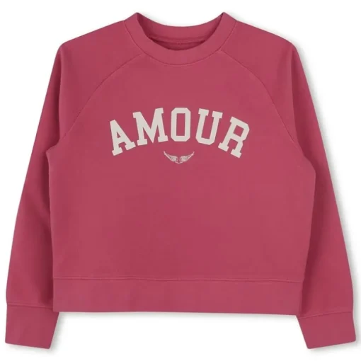 Zadig & Voltaire amour sweater roze