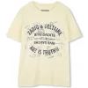 Zadig & Voltaire art is truth T-shirt lichtgeel