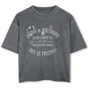 Zadig & Voltaire art is truth T-shirt grijs