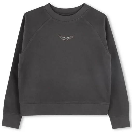 Zadig & Voltaire strass-wings sweater